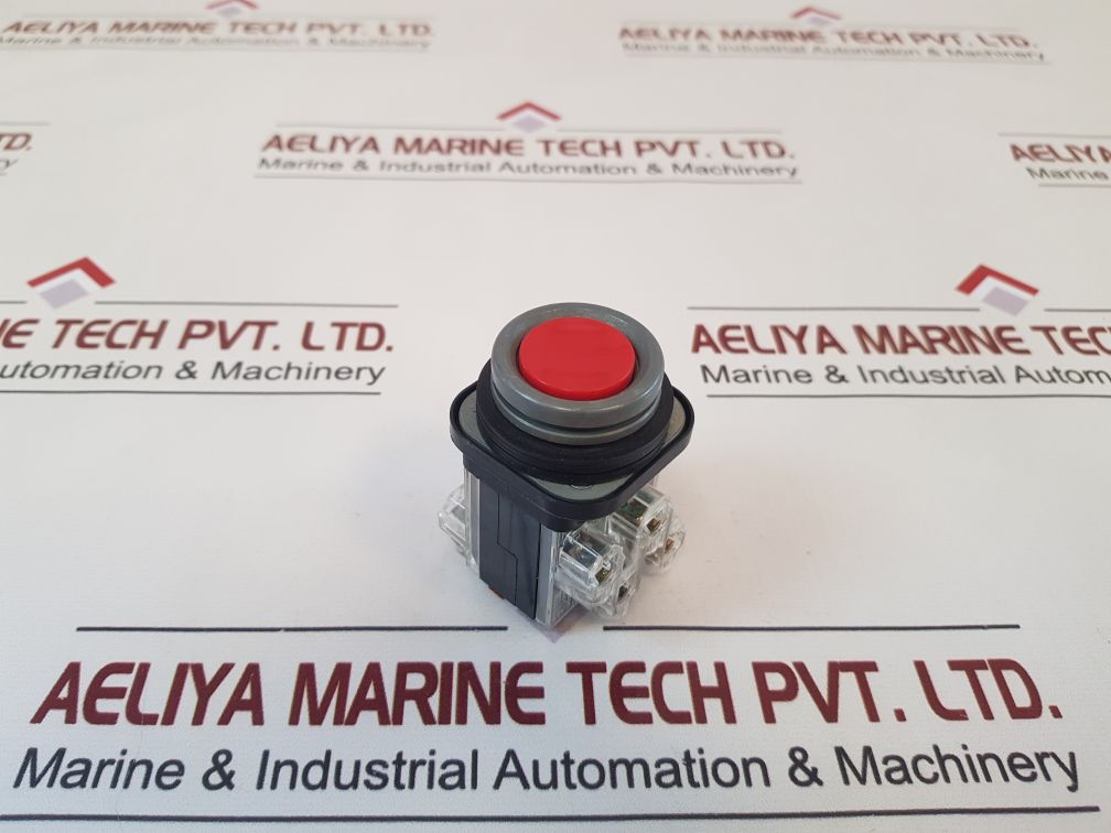 Telemecanique Xb2-mp41 Red Booted Push-button Switch