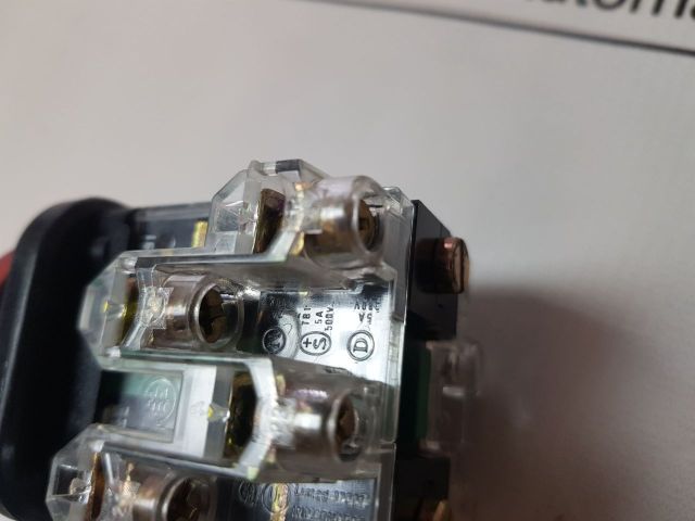 Telemecanique Xb2-mp41 Red Booted Push Button
