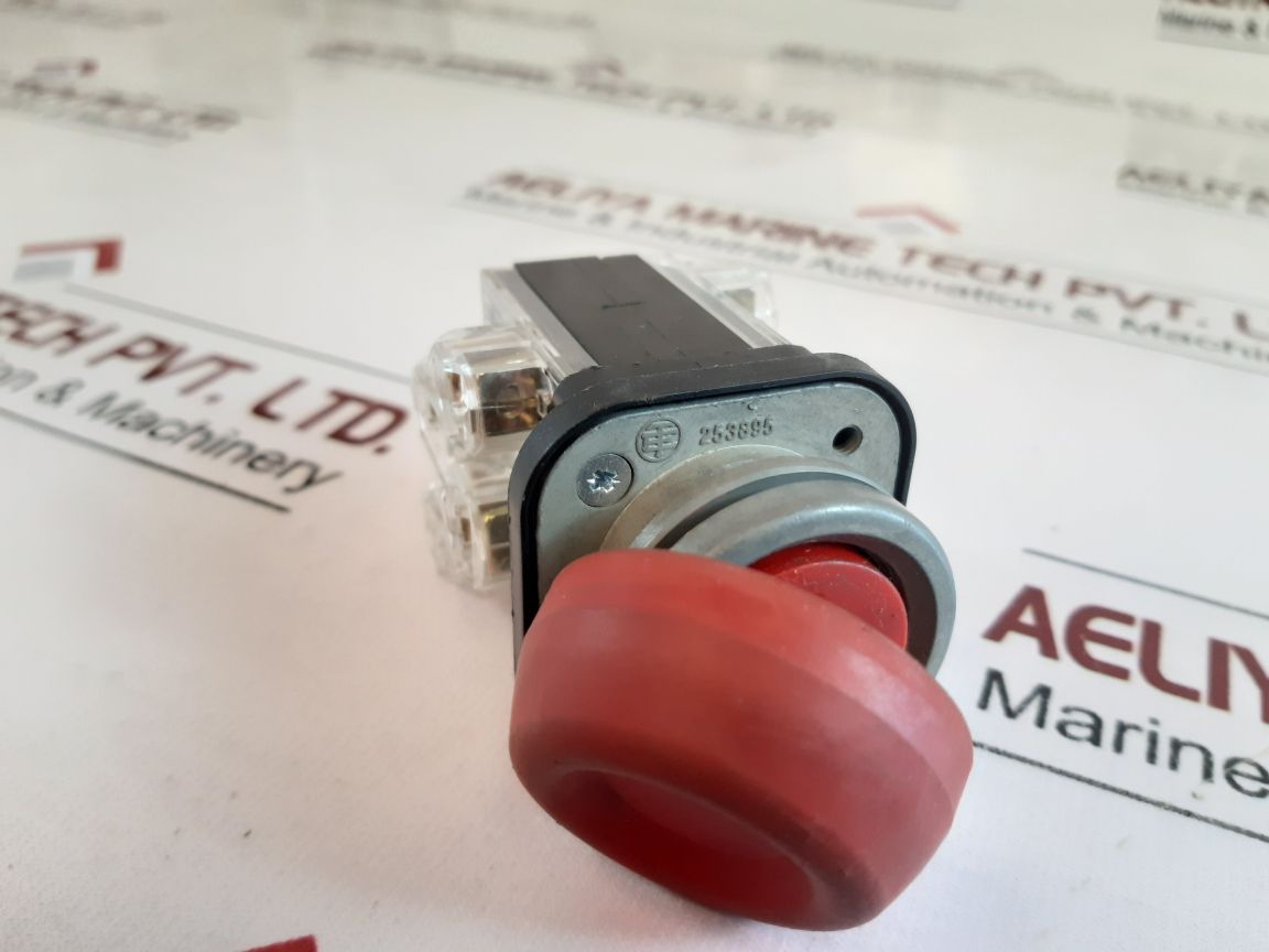 Telemecanique Xb2-mp41 Red Booted Push Button
