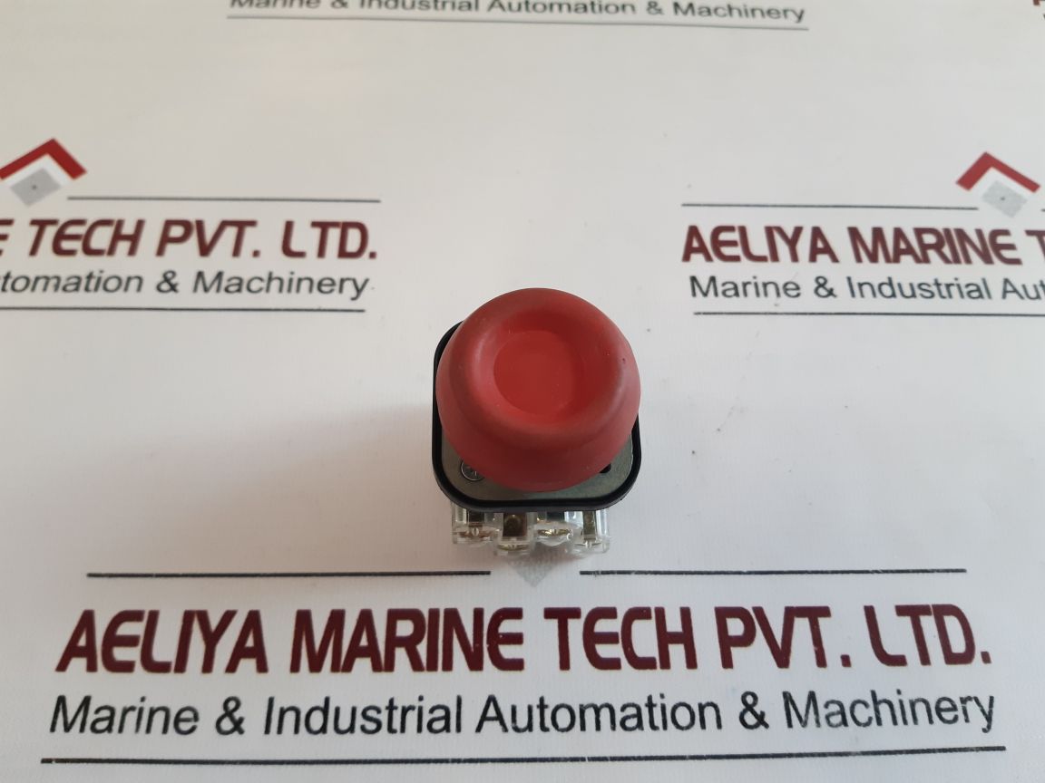 Telemecanique Xb2-mp41 Red Booted Push Button
