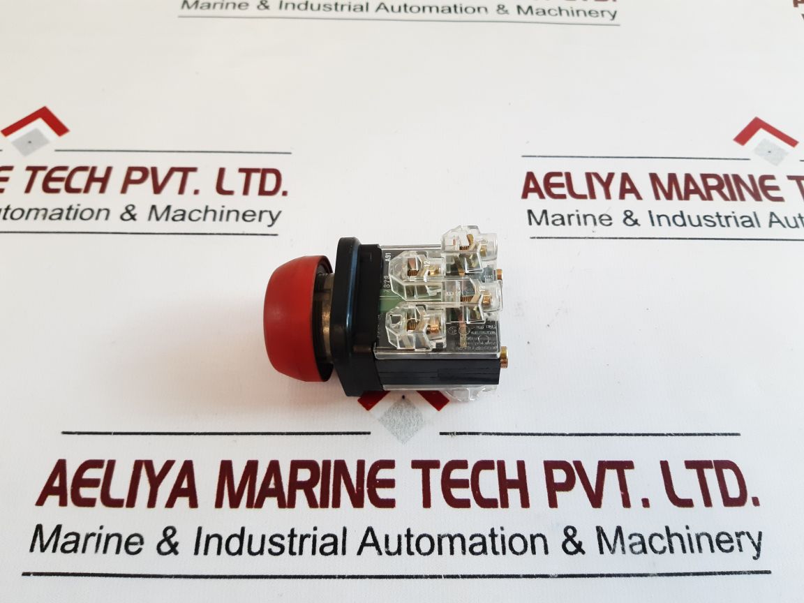 Telemecanique Xb2-mp41 Red Booted Push Button
