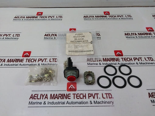 Telemecanique Xb2 Mp21 Push Button Black Incomplete Set 600V