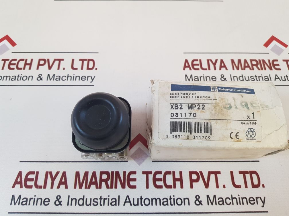 Telemecanique Xb2 Mp22 Booted Push Button Switch