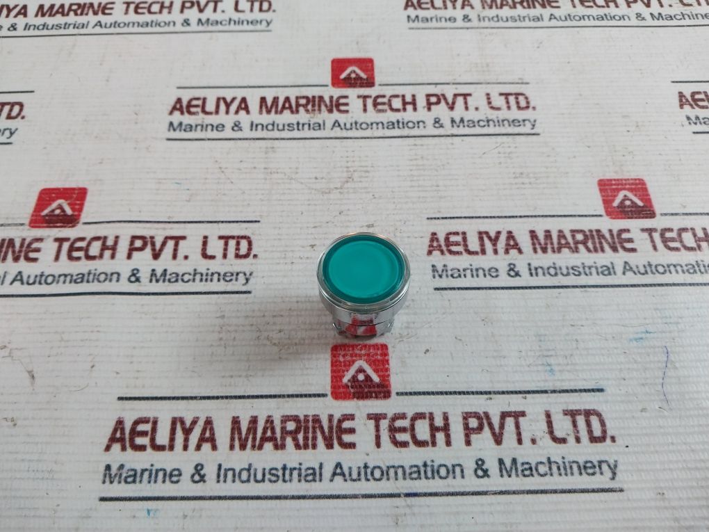 Telemecanique Xb4-bw33G5 Push Button Green Light Pilot 120V Ac 22 Mm