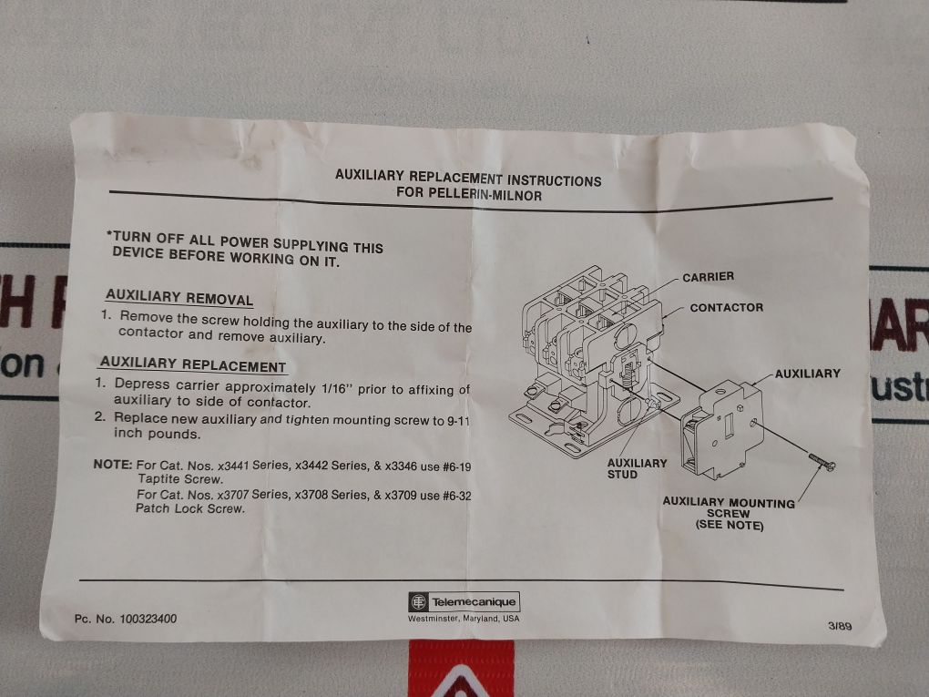 Telemecanique Xeb3352