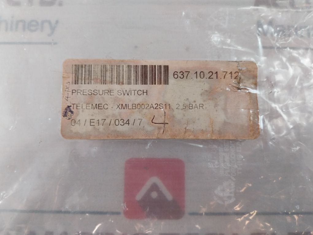 Telemecanique Xml B002A2S11 Pressure Switch