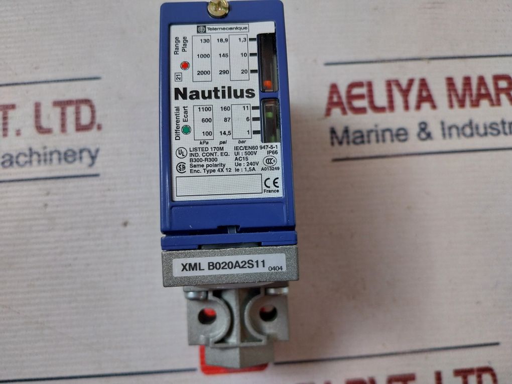 Telemecanique Xml B020A2S11 Pressure Switches Ip66