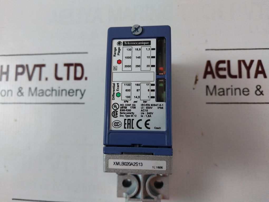 Telemecanique Xmlb020A2S13 Pressure Switch