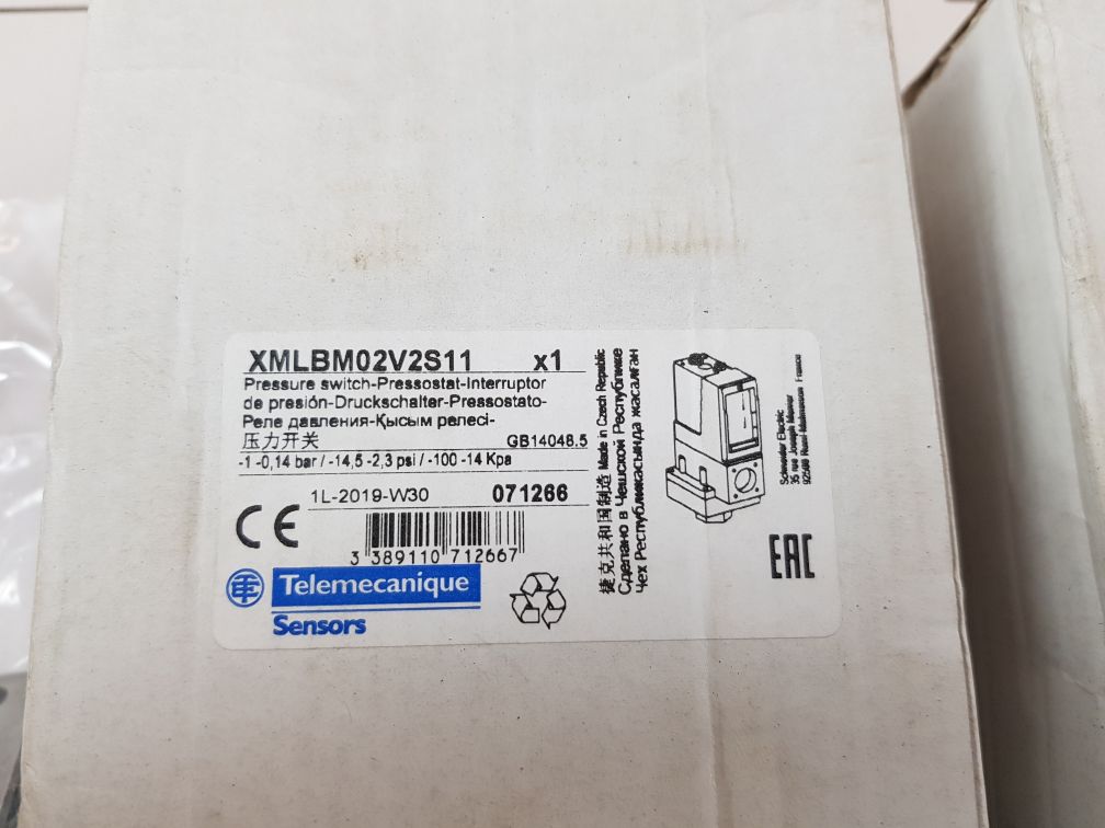 Telemecanique Xmlbm02V2S11 Pressure Switch 630628