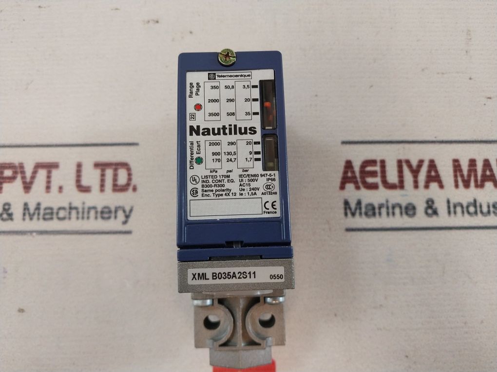 Telemecanique Xmlb035A2S11 Pressure Switch Ip66
