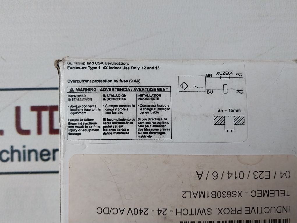 Telemecanique Xs630B1Mal2