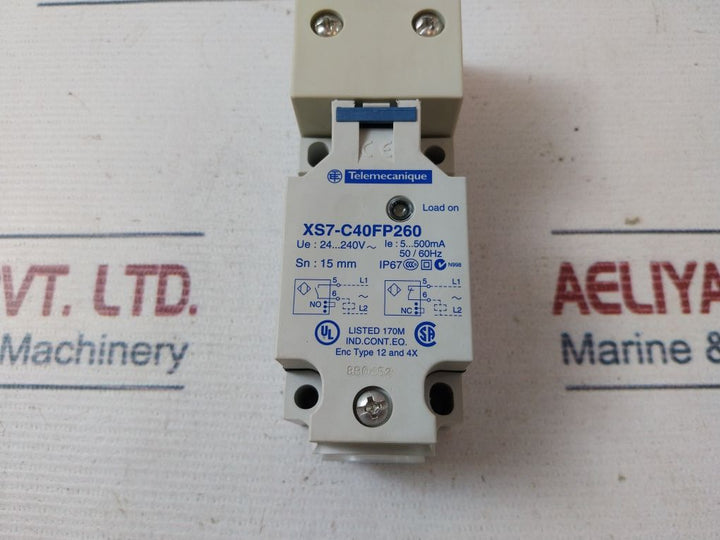 Telemecanique Xs7-c40Fp260 Inductive Proximity Sensor 5-500Ma