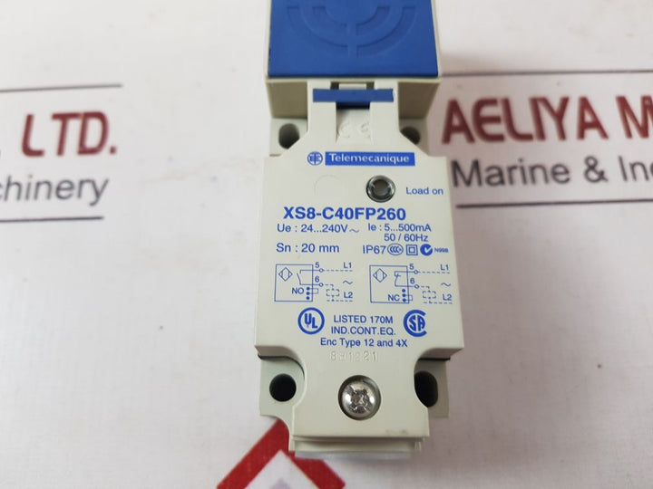 Telemecanique Xs8-c40Fp260 Inductive Proximity Switch