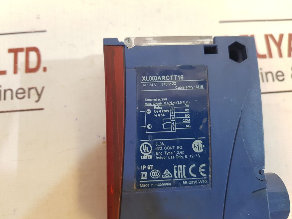 Telemecanique Xux0Arctt16 Multimode Photoelectric Sensor