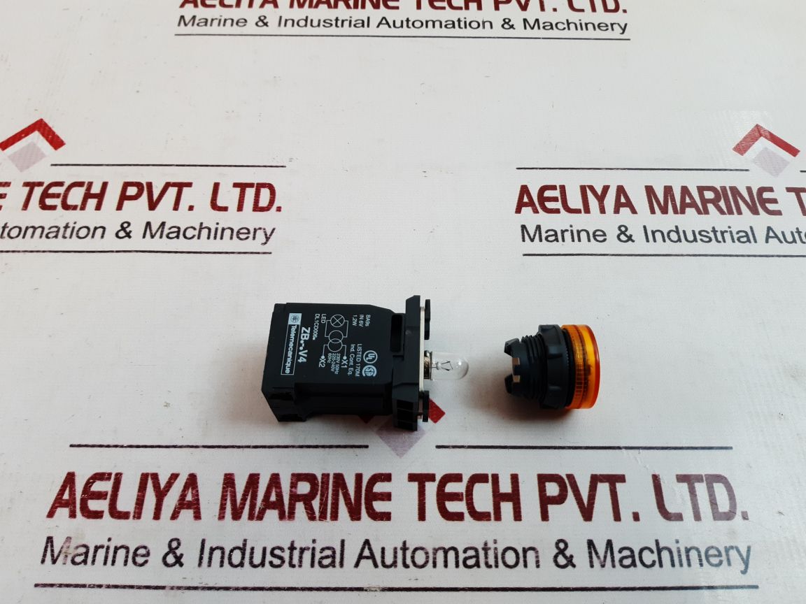 Telemecanique Zb.-.V4 Illuminated Pilot Panel Light Lamp