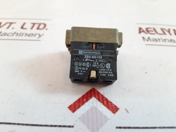 Set of 2x Telemecanique zb2-be102 contact block