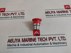 Telemecanique Zb2-bs Release Push Button-red With Key Lock
