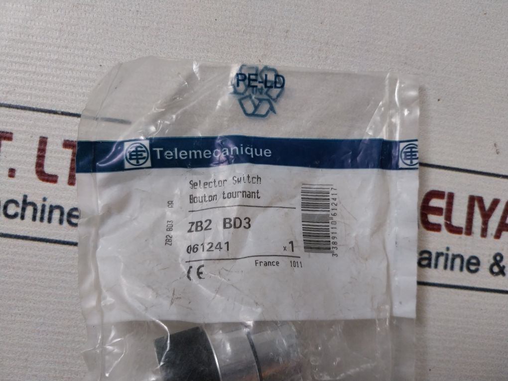 Telemecanique Zb2 Bd3 Selector Switch 