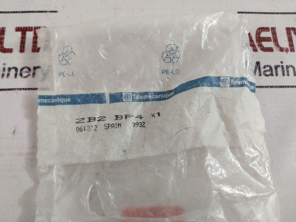 Telemecanique Zb2 Bp4 Red Push Button