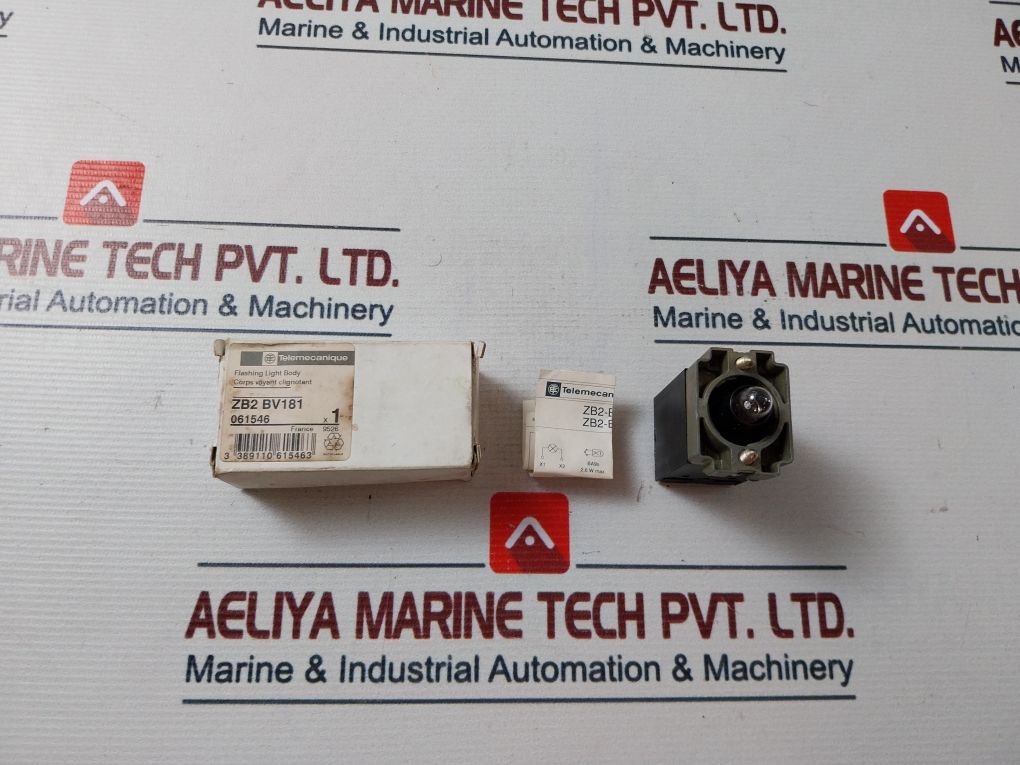 Telemecanique Zb2 Bv181 Flashing Light Body 24V 50-60Hz