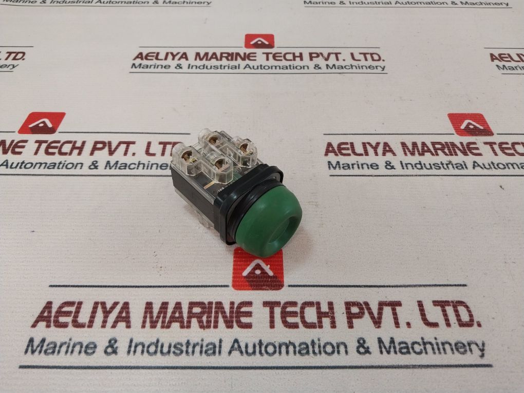 Telemecanique Zb2R B91 Contact Block With Green Push Button