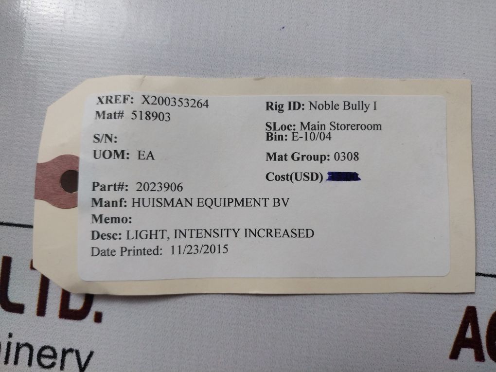 Telemecanique/Huisman Zbv-b6 Indicator Light