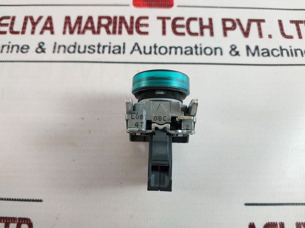 Telemecanique Zbv-g3 Green Pilot Light Contact Block