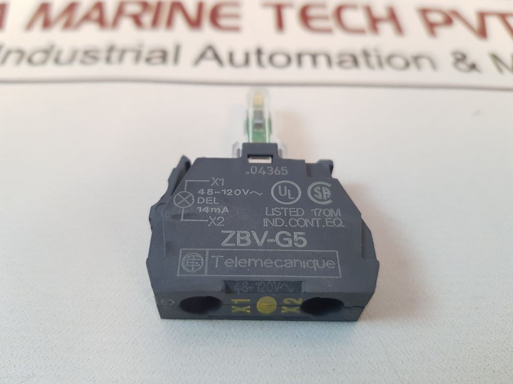 Set Of 3X Telemecanique Zbv-g5 Push Button Light