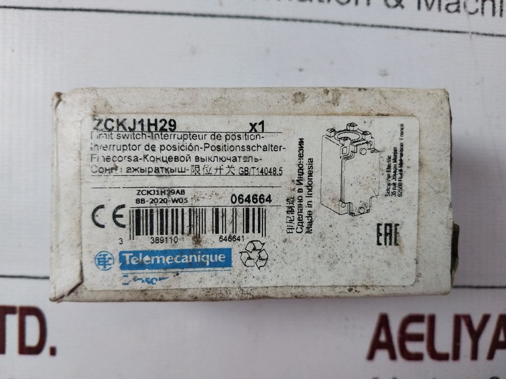 Telemecanique Zckj1H29 Limit Switch Xckj…H29
