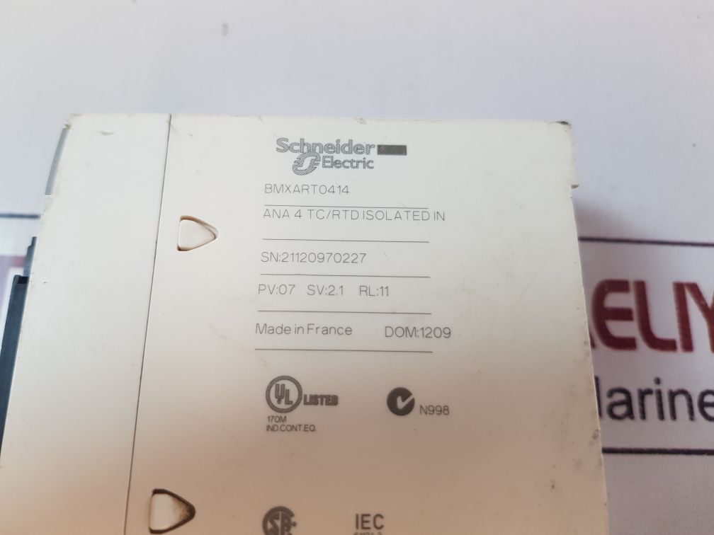 Telemecanique/Schneider Electric Bmxart0414 Modicon Analog Input Module