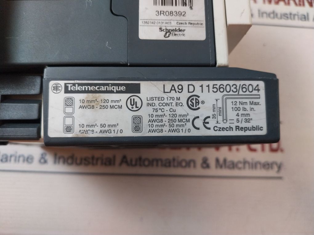 Telemecanique/Schneider Electric Lc1D115 Contactor