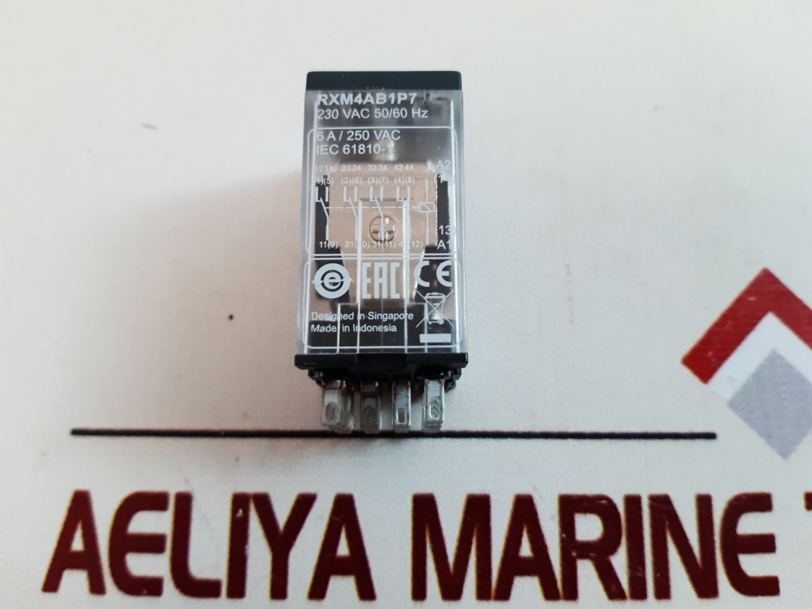 Telemecanique/Schneider Electric Rxm4Ab1P7 Miniature Relay