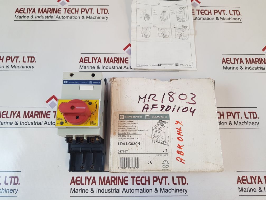 TelemecaniqueSquare D Ld4 Lc030 Motor Starter Ld4 Lc.30.
