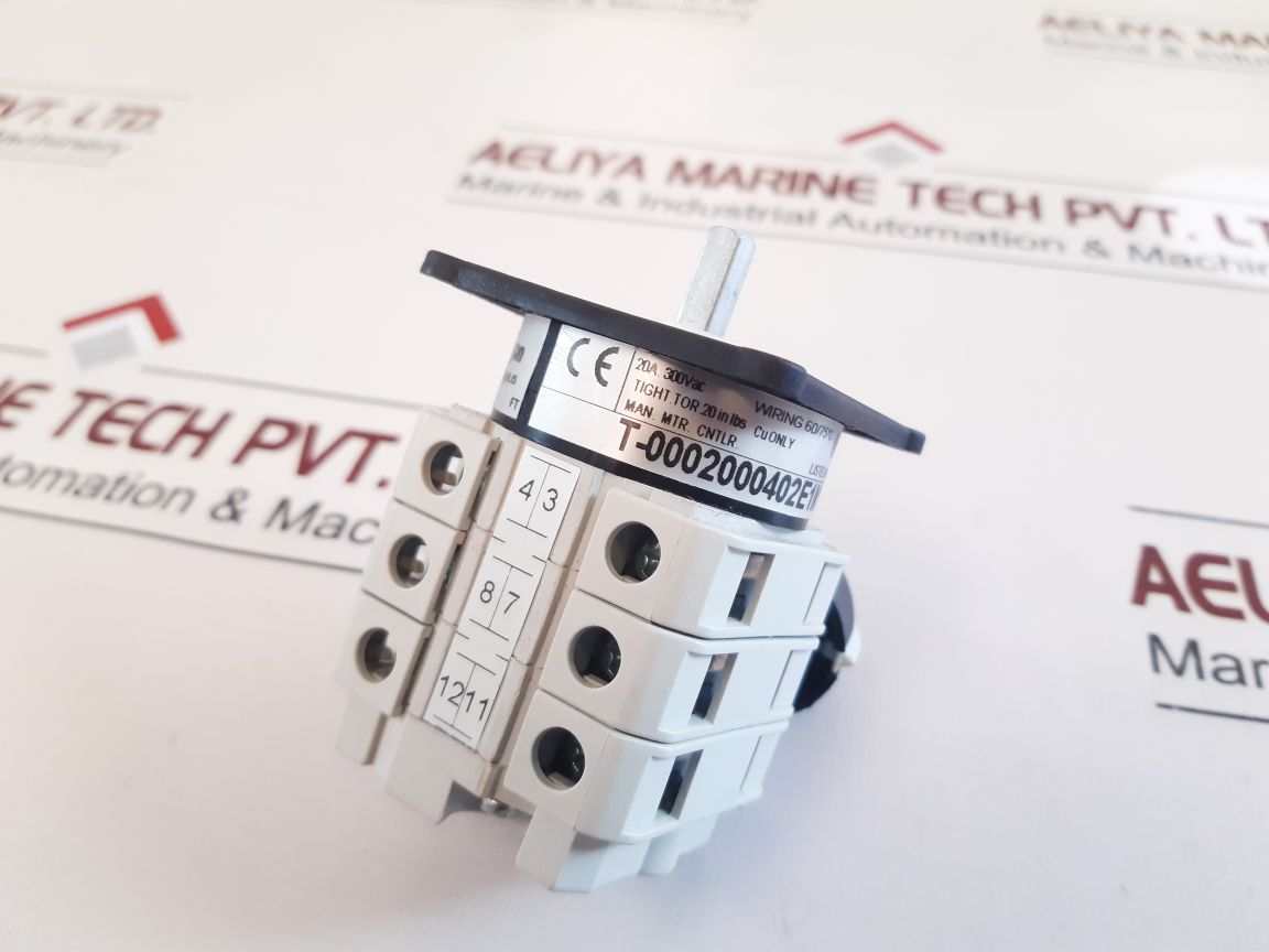 Telergon T-0002000402E1N1 Cam Switch 20A.300Vac