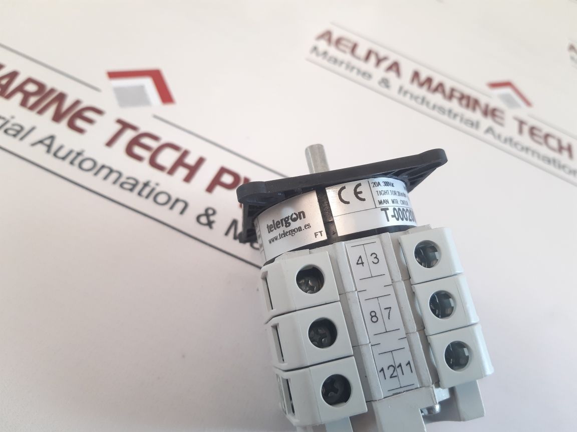 Telergon T-0002000402E1N1 Cam Switch 20A.300Vac