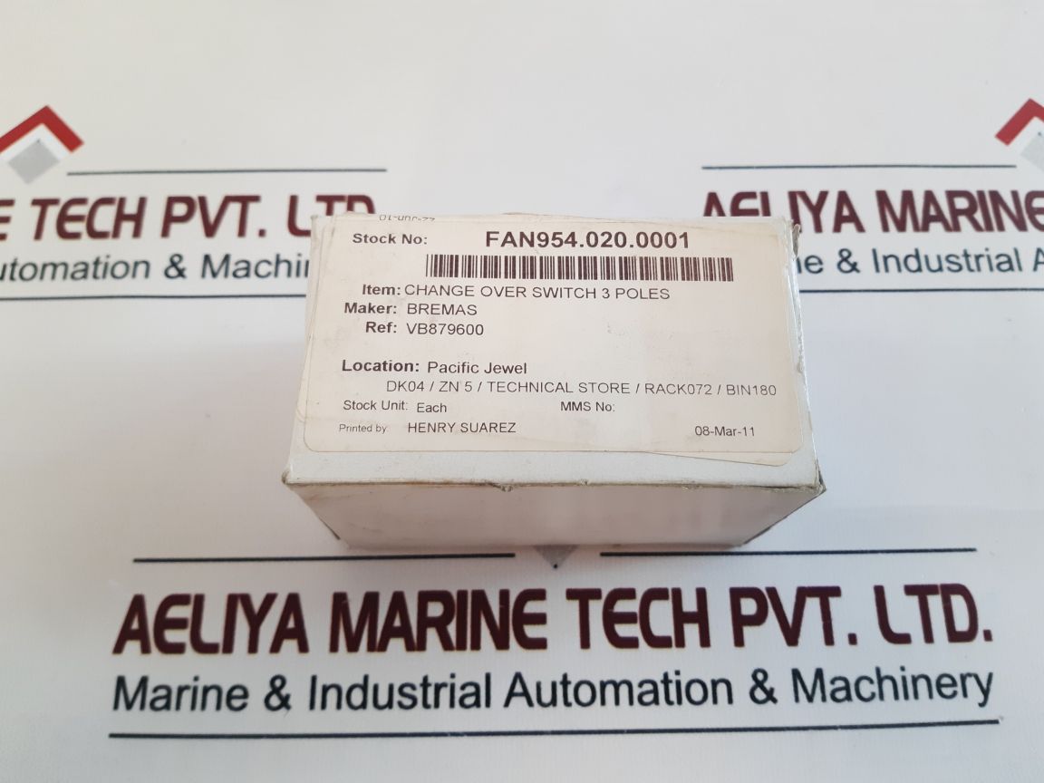 Telergon T-0002000402E1N1 Cam Switch 20A.300Vac