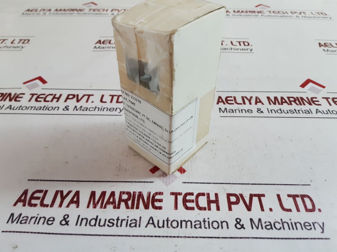 Tempatron Ft Dc Timer Relay 240 Vac