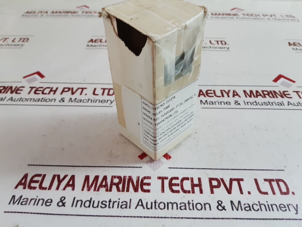 Tempatron Ft Dc Timer Relay 240 Vac