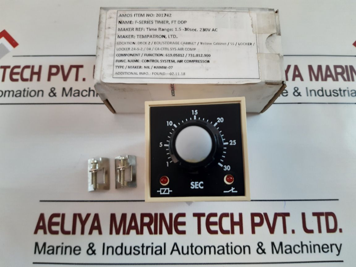 Tempatron Ftddp Time Delay Relay
