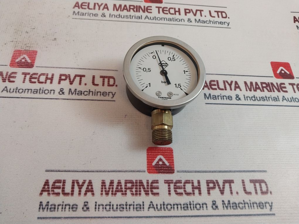 Tempress -1-1,5 Bar Pressure Gauge