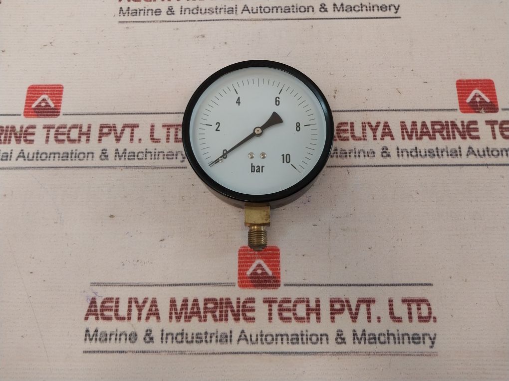 Tempress 0-10 Bar Pressure Gauge 1/4” Bsp