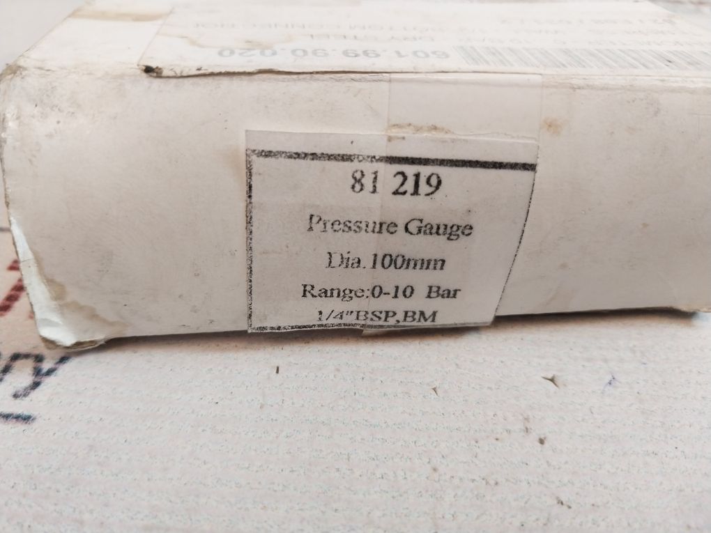 Tempress 0-10Bar Pressure Gauge