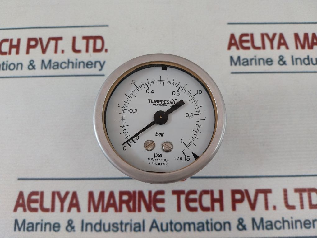 Tempress 0-15 Psi Pressure Gauge M574400 0002