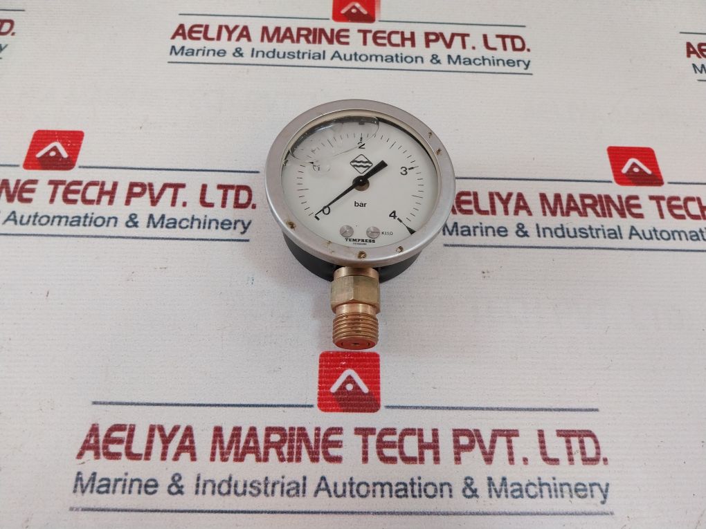 Tempress 0-4 Bar Pressure Gauge