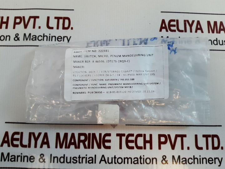 Tend Tz-6102 Limit Switch