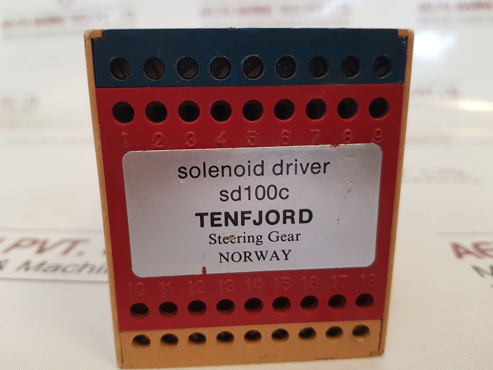 Tenfjord Steering Gear Sd100C Solenoid Driver
