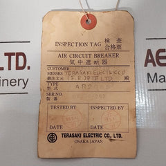 Terasaki Ar208S Air Circuit Breaker