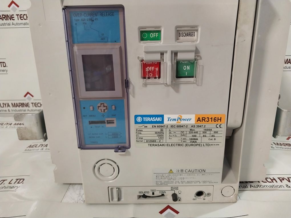 Terasaki Ar316H Air Circuit Breaker Tempower 2