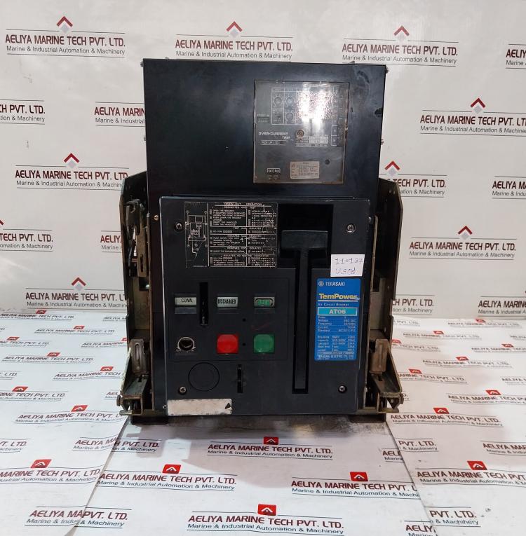 Terasaki At06 Tempower Air Circuit Breaker 3 Poles 630A 5060Hz

