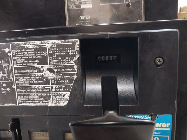 Terasaki At20 Air Circuit Breaker 3 Pole 690 Vac 50/60Hz